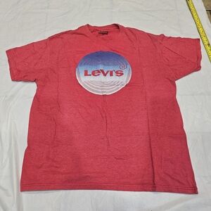 Levi's Red Graphic Tee for Men Xl